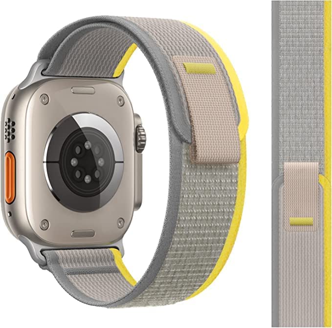 Amirite Abs017 Trail Nylon Loop Watch Straps Compatible With Apple