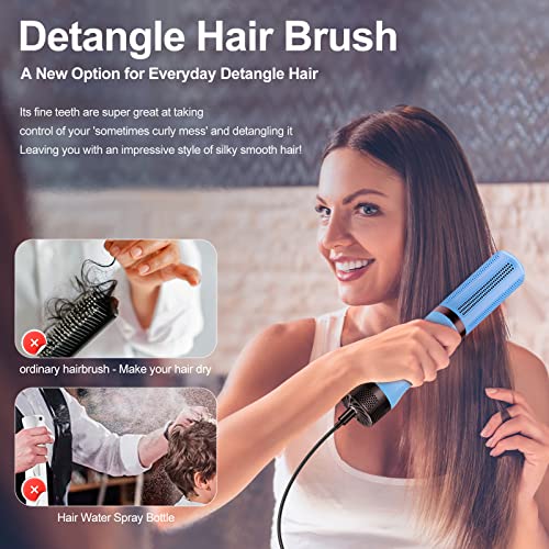 Mexitop Hair Cold Brush - Detangle Brush For Women All Type Hair, Cold Air Brush Anti Frizz - Hair Ice Care Prevent Moisture Loss, Electric Fast Refrigeration Cooling #TOP1