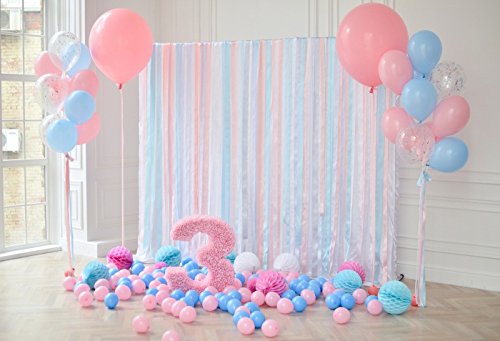 Yeele 10x6.5ft Girl Boy Third Birthday Backdrop Balloon Toy Banner Photography Background Pictures Baby Shower Party Infant Kid Portrait Photo Booth Video Shoot Vinyl Wallpaper Photocall Props