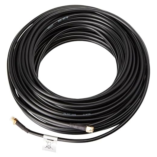 Förlängning svart kabel LMR200 SMA hona till SMA hankontakt 2 x 10 m för extern antenn och router 4G LTE 5G MIMO