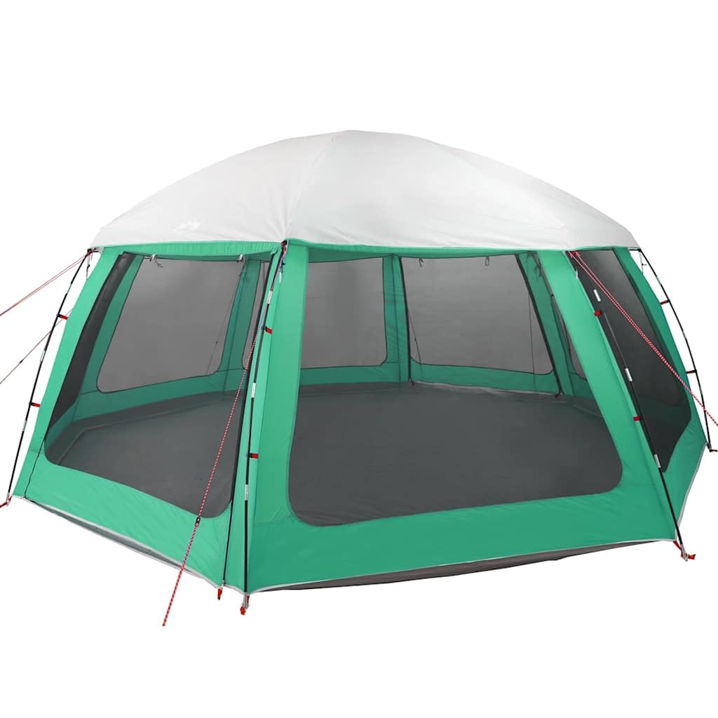 Carpa para Piscina con Desmontables y Paredes Azul 612x612 cm Verde mar