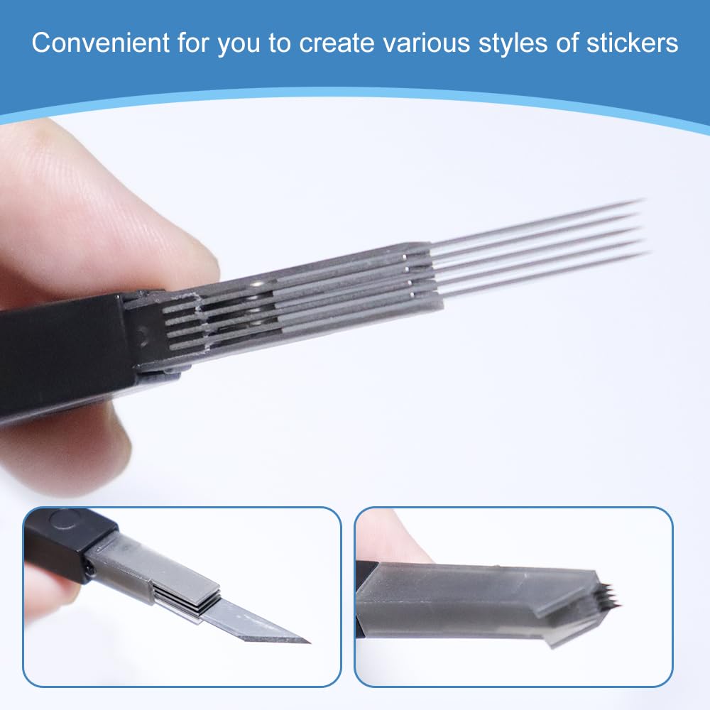 Model Tools, Masking Tape Parallel Cutting Knife Set, Model Masking Tape Cutting Knife Machine with Mat Board, Knife Pen - Image 4