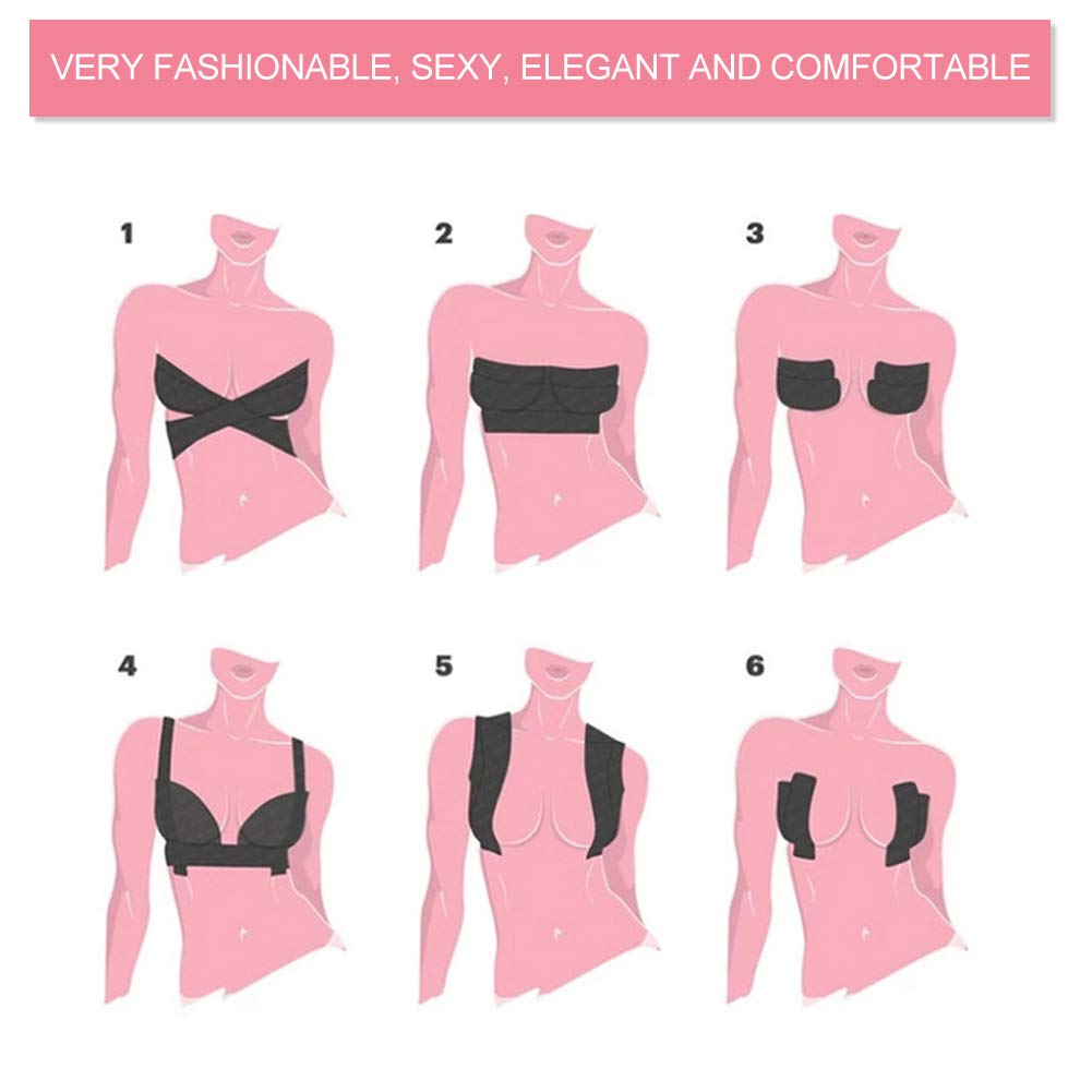 Breast Lift Tape, Bra Tape Thin for Strapless Dresses for Sagging(Color) :  Amazon.co.uk: Fashion