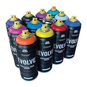 Evolve 12 pack, MTN, Montana, Belton & Molotow & Ironlak Spray Paint