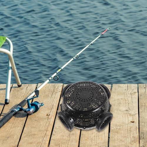 Piège de pêche portable pour crabes et homards avec cage robuste à appât intégré - 5