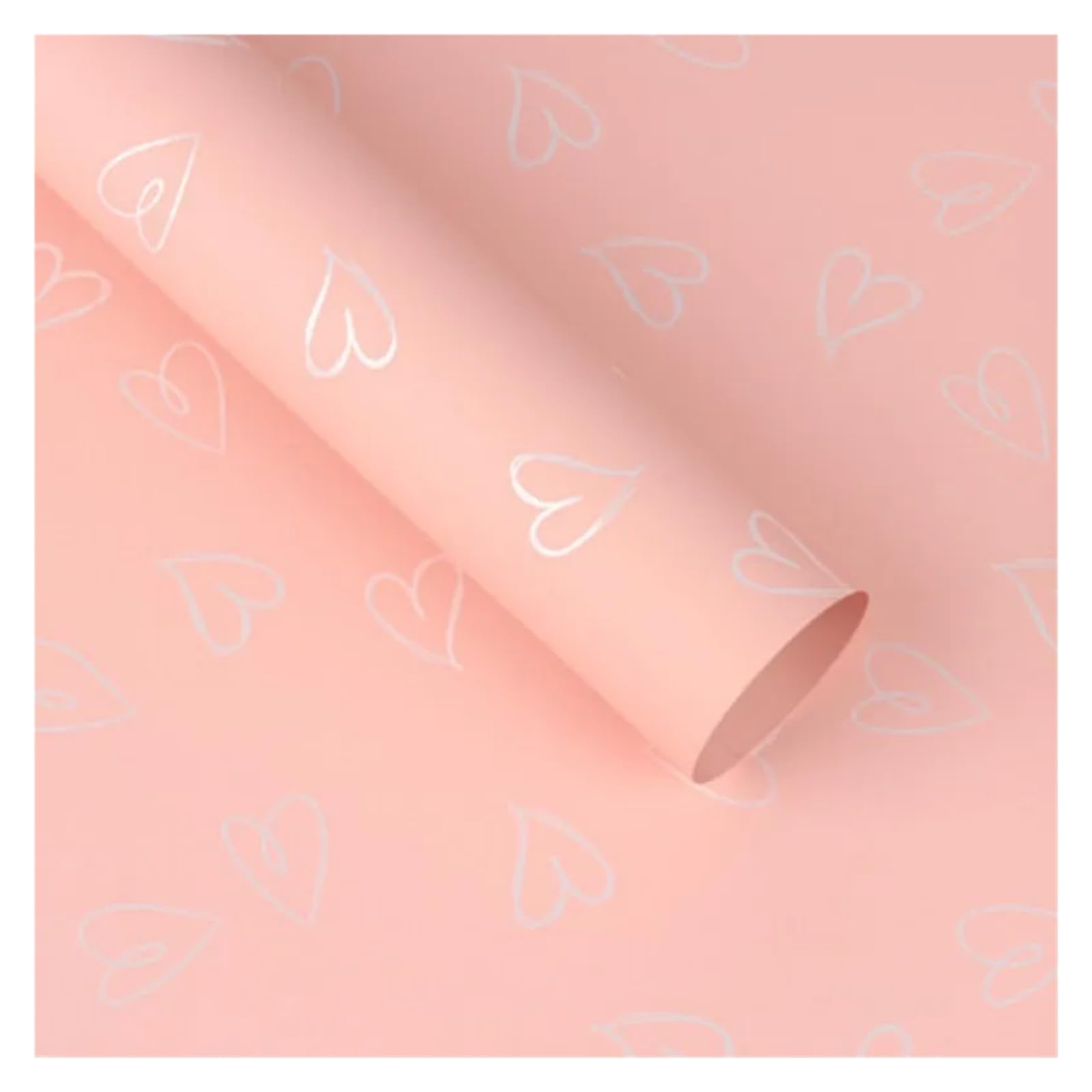 Papier do pakowania bukietów kwiatowych do 20 szt. Bukiet serca Wodoodporny papier dekoracyjny Kwiaty Materiały opakowaniowe Papier prezentowy