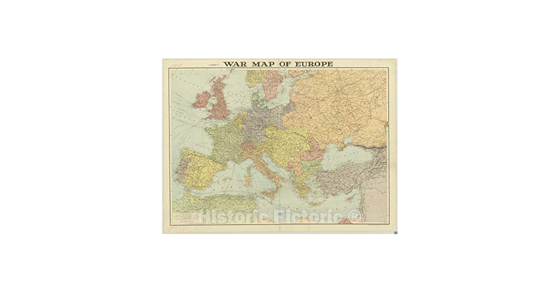 ヨーロッパ自遊自在　古地図 ヨーロッパ自遊自在 古地図 ヨーロッパ 1444年 古地図 - Etsy 日本