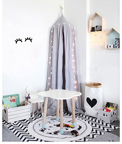 image for HEARTNICE Girls Bed Canopy Reading Nook Tent Dome Mosquito Net Hanging