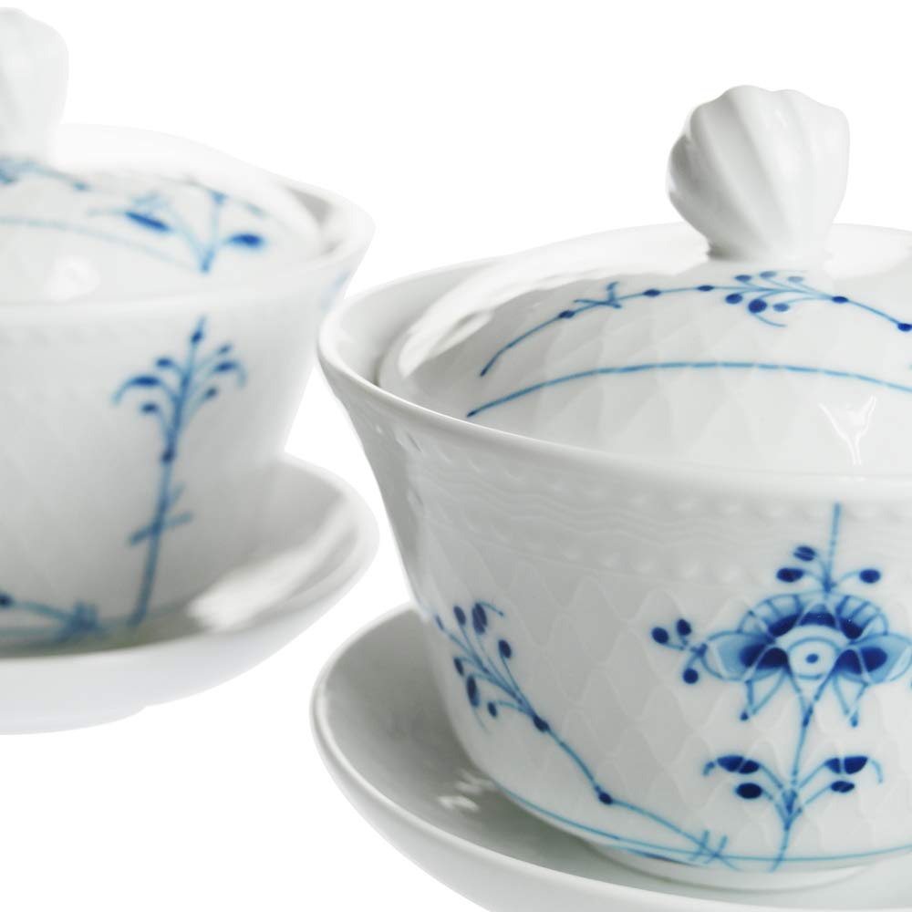 新品　ロイヤルコペンハーゲン　ブルーパルメッテ 蓋つきカップ&ソーサー 2客 Amazon｜ROYAL COPENHAGEN(ロイヤルコペンハーゲン) カップ_ソーサー