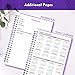 Check Registers for Personal Checkbook, Double Spiral Check Register Book, Budget Planner with Check Register for Personal and Work, 5.8'' x 8.3'' - Purple