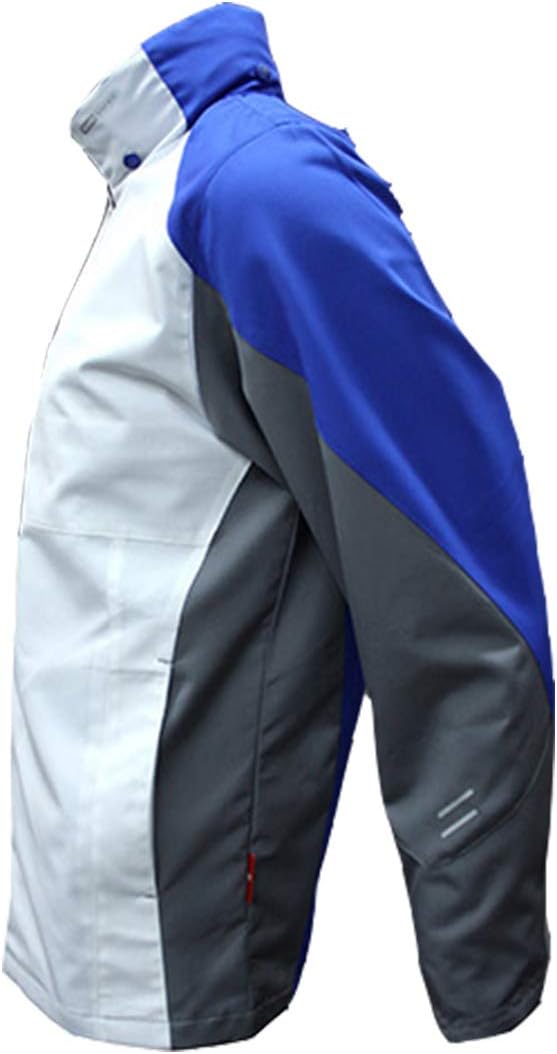 MOOTO Wing Jacket Windbreaker Tracksuit Training Taekwondo Team Uniform Gym (200(190-200cm)(6.23-6.56ft), White+Blue)