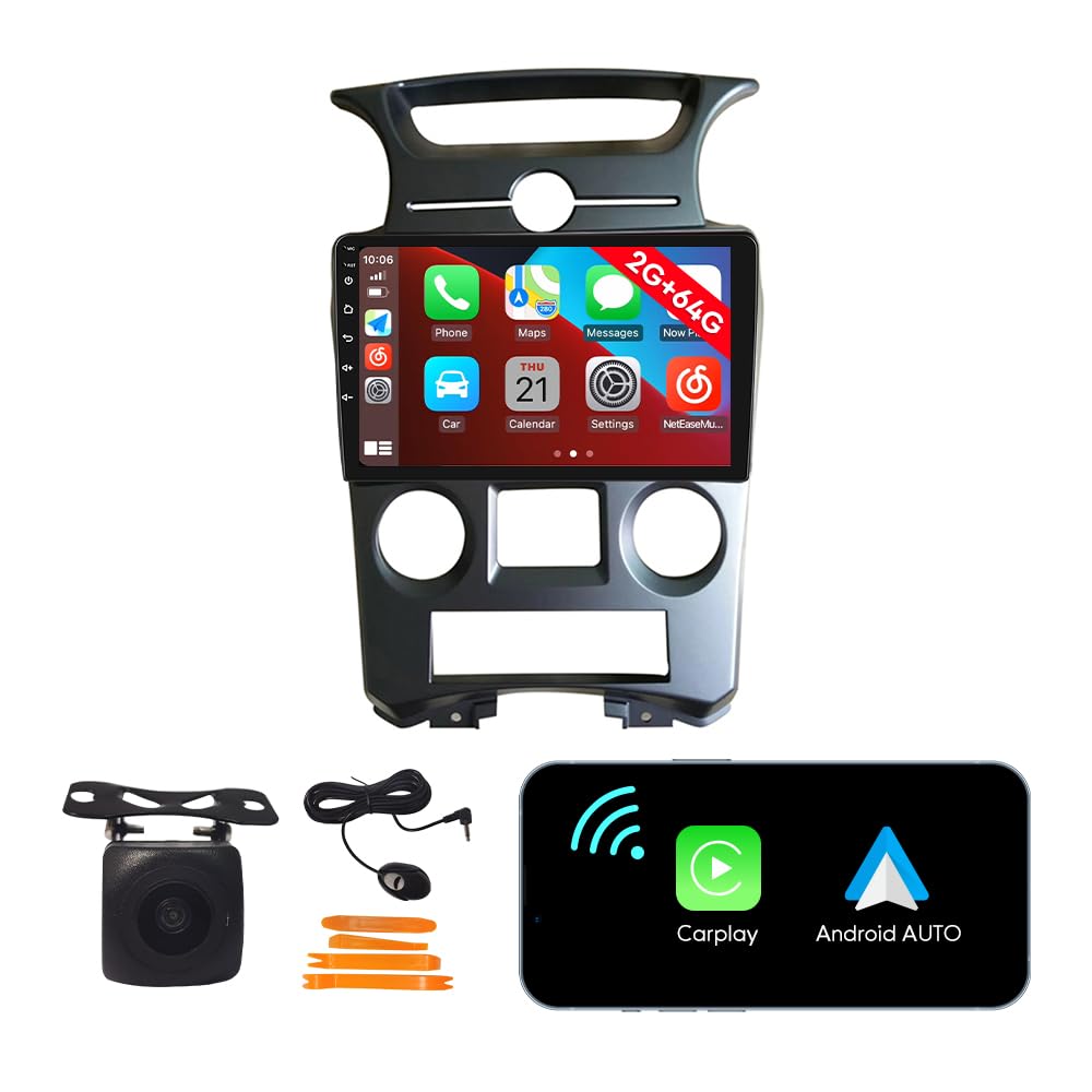 [4G 64G] Android Car Stereo FM Radio Carplay Android Auto 9