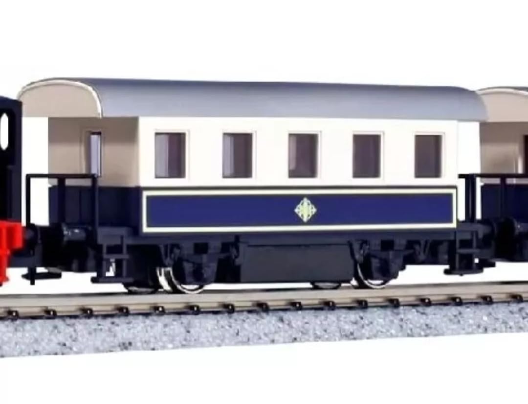 K 10-503 TRAIN DE PASSAGERS MOTORISÉ AVEC LOCOMOTIVE À VAPEUR plus 2 VAGONS À L'Échelle N 1/160