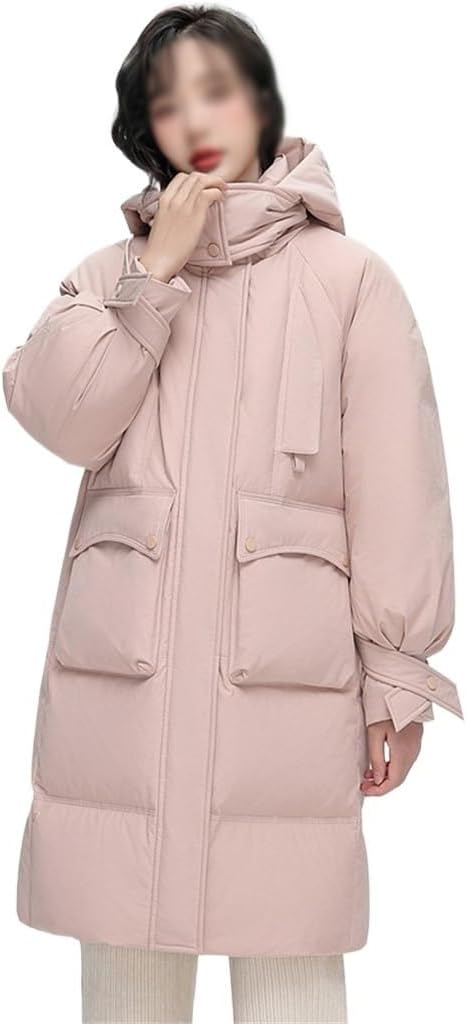 Women's Fall And Winter Parker Silhouette Macaron Long Down Coat