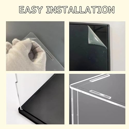 Miniatura 5 de Vitrina de fútbol acrílico, soporte de fútbol extraíble, a prueba de polvo, resistente a los rayos UV, caja de exhibición para rugby, sombreros,