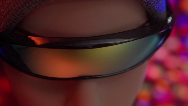 SPACE ROBOT RAVE DJ COSTUME CYCLOPS FUTURISTIC SHIELD SUN GLASSES Yellow Frame E - Foto 4