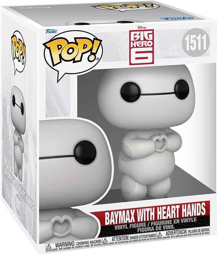 Funko POP Super: Big Hero 6 – Baymax - (Heart Hands) - Collectable Vinyl Figure - Gift Idea - Official Merchandise - for Kids & Adults - Movies Fans - Model Figure for Collectors and Display