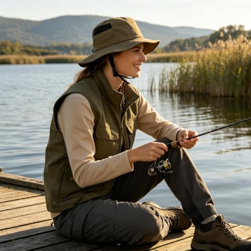 Casco protector de bicicleta con sombrero de sol y protección UV para viajes 2