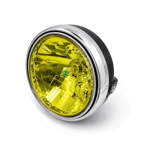 UTTERG �o�C�N �w�b�h���C�g �}���`���t���N�^�[ �ۖ� 180mm �ėp H4 �n���Q�� 12V 55/60W CB400SF CB1300SF VTR250 XJR400 ZRX�Ή� �N���A�����Y �Ԍ��Ή� ��Ԏ��F������ �ȒP��t �ЊO�i �J�X�^