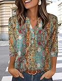Camisetas de manga 3/4 para mujer, blusas de moda de verano 2025, ropa de vacaciones en la playa, figura, XXL