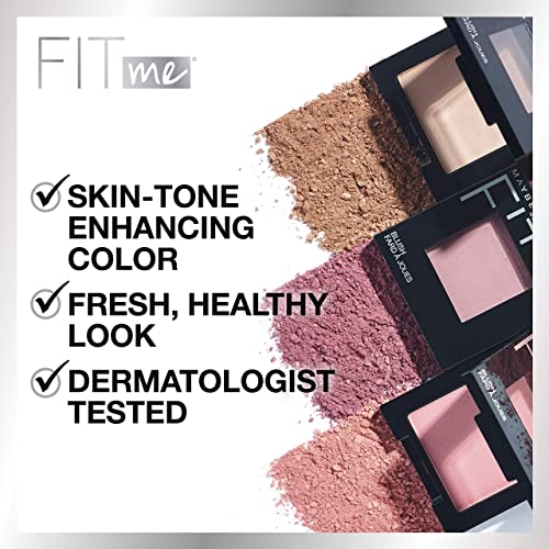 Image of Maybelline New York Blush, True to Colour Result, Fit Me Mono Blush, Rose 30, 4.5 g