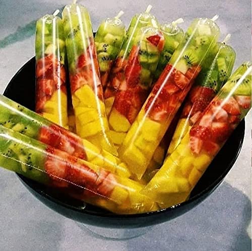 Saco Plástico P/Geladinho Sorvete Sacolé 8x25cm Alta C/1000