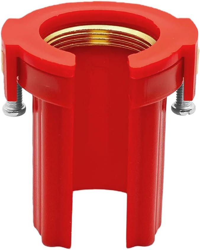 Kitchen Faucet Fixing Nut, ABS Plastic Faucet Lock Nut Anti Loosening Fastener for Kitchen and Bathroom Sink Faucet Installation and Repair(Red)