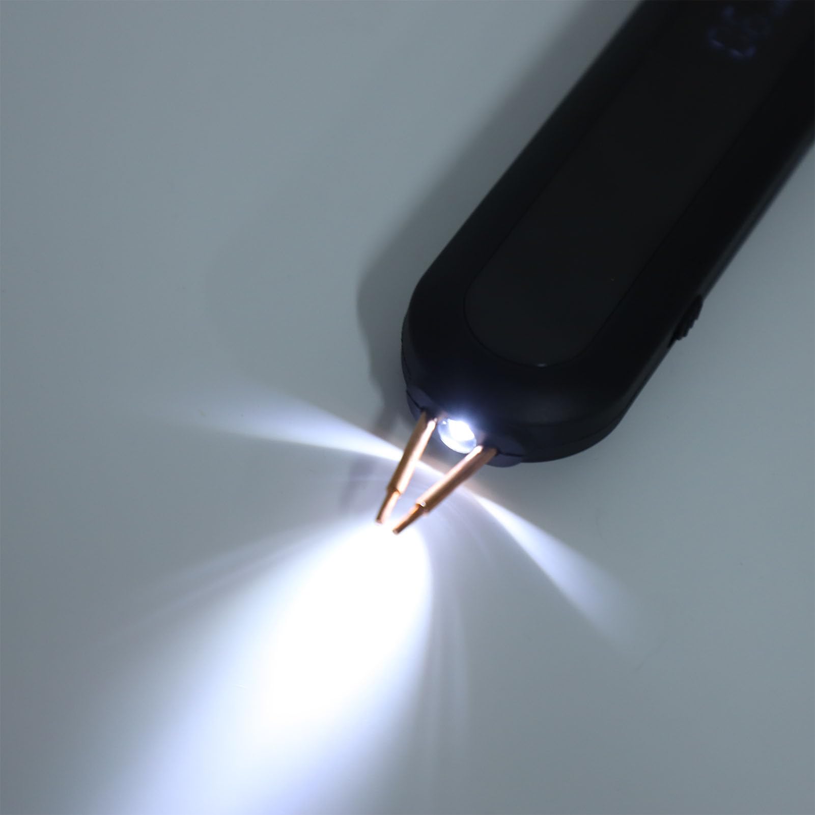 soldador por puntos de batería, máquina de soldadura por puntos manual, 12 engranajes, modos automáticos y manuales ajustables, herramienta de soldadura portátil DIY