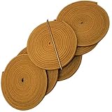 TOFL Baseball Glove Lace Kit with Needle | Six Laces, 72' Long Each Plus Needle | Tan