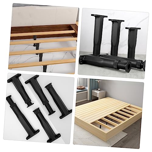 NULYLU Bed Frame Support Adjustable Legs 4pcs Multi-Functional Bed Frame Support Leg Set - Thumbnail 4