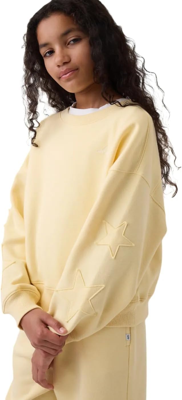 Gap Girls' Vintage Soft Wedge Crewneck Sweatshirt