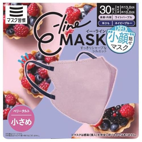 �}�X�N�K�� �s�D�z�}�X�N E-line MASK �C�[�E���C�� �}�X�N �x���[�^���g ���C�g�p�[�v��×�l�C�r�[�u���[ ������ ��13.0cm×��10.0cm 30���� �������� �V���[�v �ɂ��Ȃ�ɂ��� �������₷�� ���C�N�����ɂ��� ���疣�� 3�w�\��