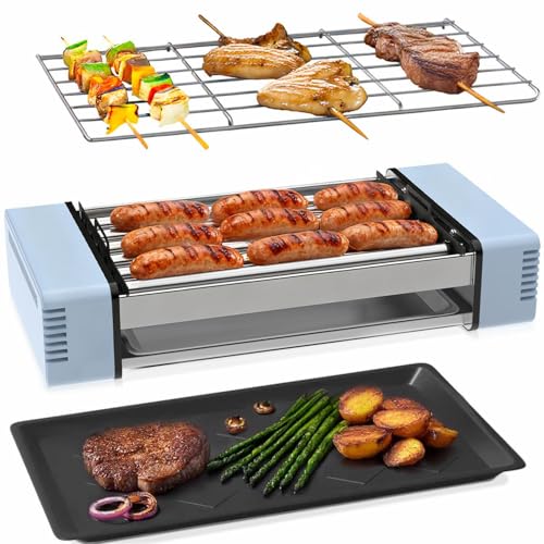 Electric Hot Dog Roller Machine for Home,3-in-1 Hotdog