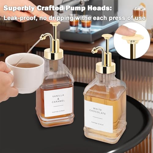 Dispensador de sirope para cafetería hermético para evitar goteos 7
