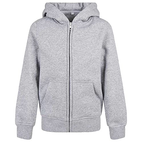 Build Your Brand Kinder Sweatshirtjacke Organic Basic Kids Zip Hoody, Farbe...