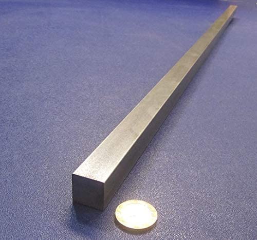 4140 Alloy Steel Square Bar .750" Thickness x .750" Width x 3 Foot Length 1 Piece