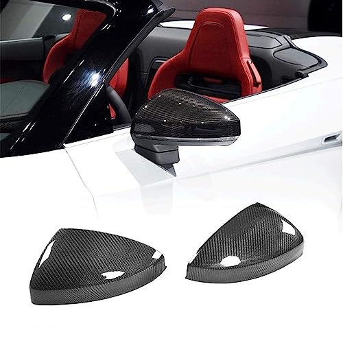 Amazon | For Audi TT TTS用カーボン製 ドアミラーカバーfor アウディ