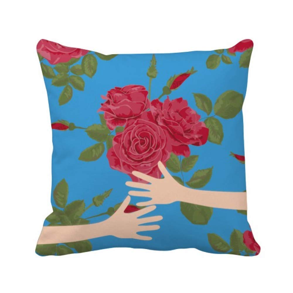 Coussin de couverture d'art végétal aux finitions soignées