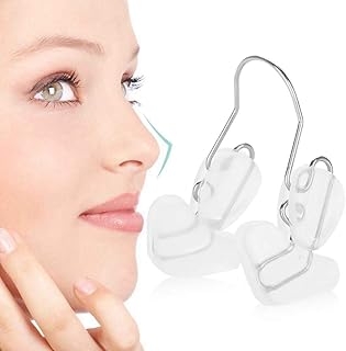 Clipes de elevação de nariz, modelador de nariz, clipe de nariz para elevação nasal de silicone de segurança, clipes de emagrecimento de ponte de nariz, conjunto de ferramentas de clipe de beleza, para