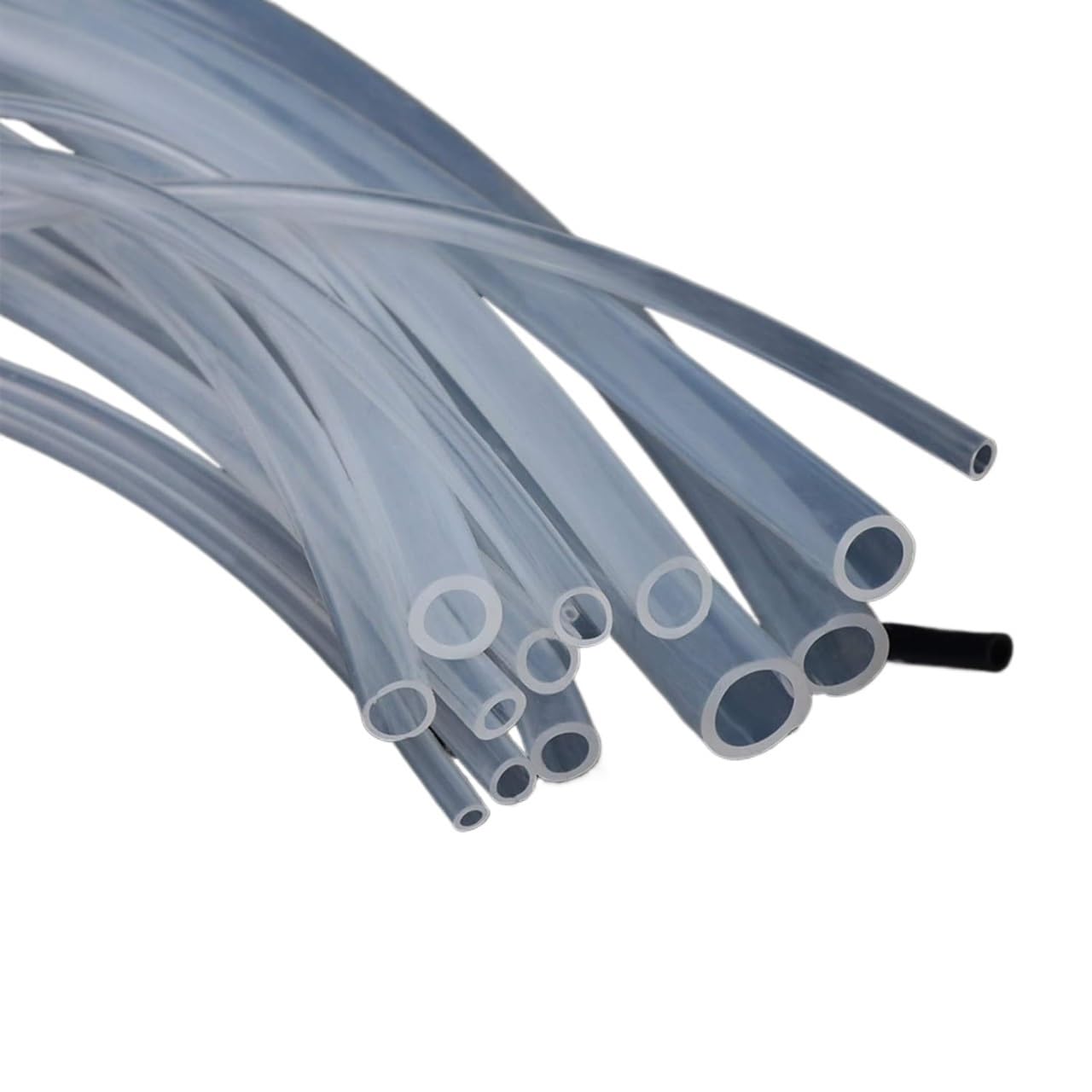 Transparenter flexibler Silikon-Gummischlauch, Labor-Schlauchpumpe, durchscheinender Silikonschlauch, mehrere Größen, 1 m (8 x 12 mm)