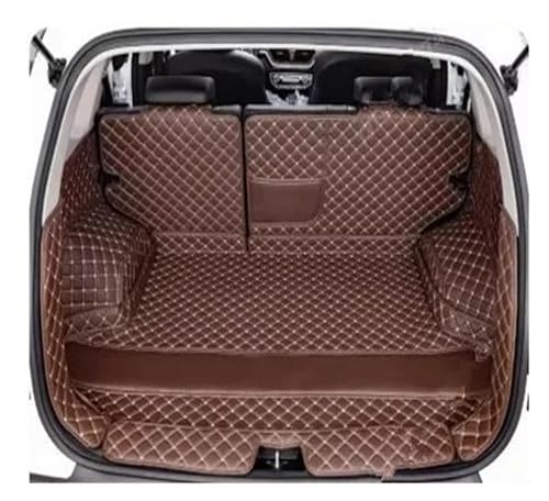 Tapis de coffre voiture haut de gamme en similicuir XPE marron pour Lexus RX