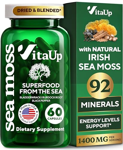 VitaUp Wildcrafted Irish Sea Moss Capsules