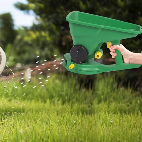 Dispensador de semillas plástico ajustable portátil miniatura 5