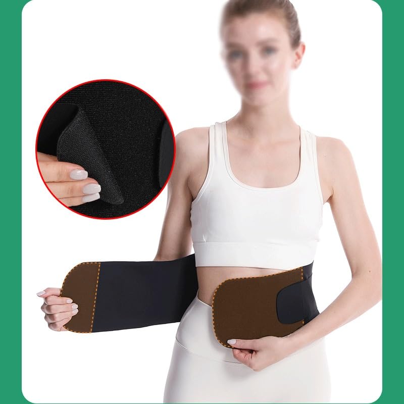 Faja lumbar delgada con soporte de placas de acero mediana miniatura 6