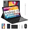 DOOGEE U10 Andriod 15 Tablet 10 Pulgadas con Teclado, WiFi 6 Tableta para Niños, 16GB +128GB, 1280 * 800 IPS/ 5060mAh/ Widevine L1/Face ID/OTG/BT 5.0/ 8MP+5MP Tablets Infantil 2025 con Funda & Raton