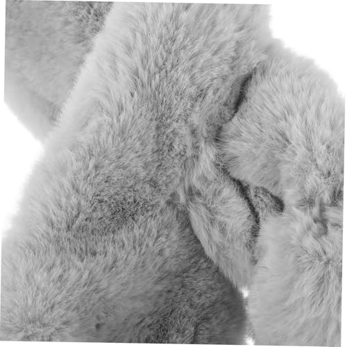 LIFKOME Faux Fur Scarf for Women Soft and Plush Neck Wrap Solid Color for Weddings Dinners Parties and Everyday Wear Boys and Girls Scarves for Cold Weather3
