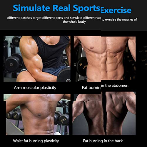 mewmewcat estimulador muscular,15 pcs Ultimate Muscle Stimulator Training Gear Set Trainer Hip Equip