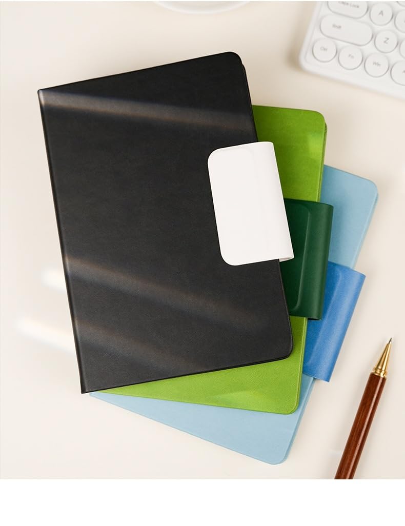 Carnet D’affaires Carnet à feuilles mobiles for conférence de travail portable pour Un Usage Quotidien(Black)