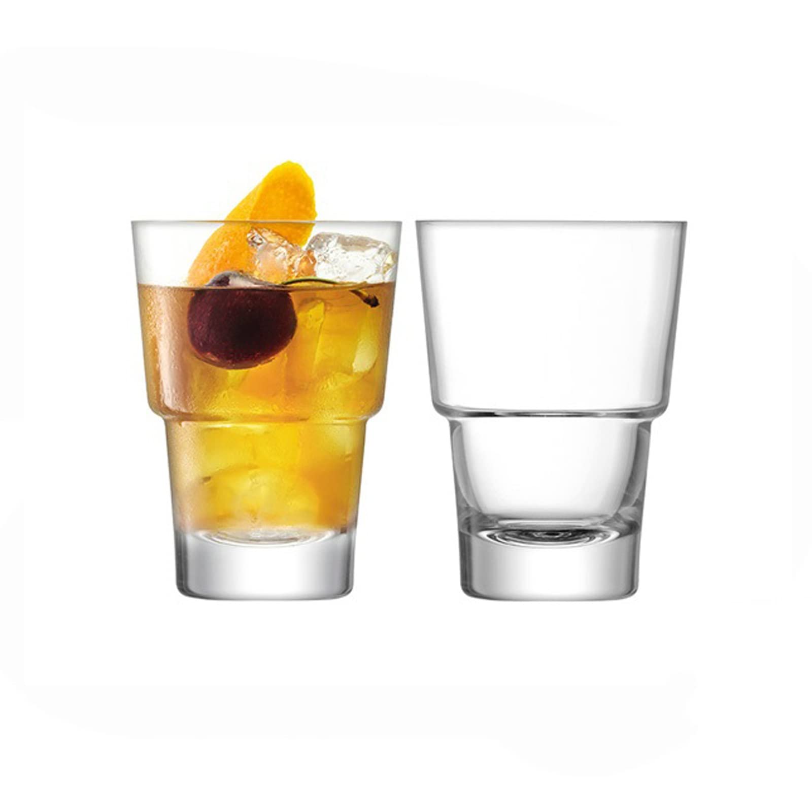 Okulary wodne Szkło domowe Kubek do kawy Szklanki do picia Podróże Przezroczyste szklanki do whisky Koktajl Kuchnia Shot Glass Szklanki do soków (Kolor: Tumbler) (Tumbler)