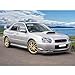 Front Bumper Lip Compatible With 2004-2005 SUBARU IMPREZA WRX STI, Sti Style PP Black Front Lip Spoiler Splitter by IKON MOTORSPORTS